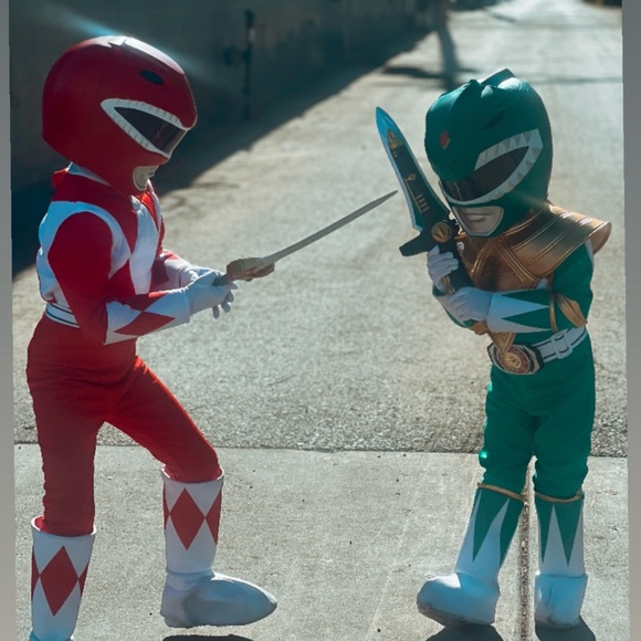 Family Power Rangers Costume Set - Picture 2 of 9